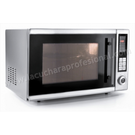 HORNO MICROONDAS CON PLATO GIRATORIO Y GRILL - 30 L.