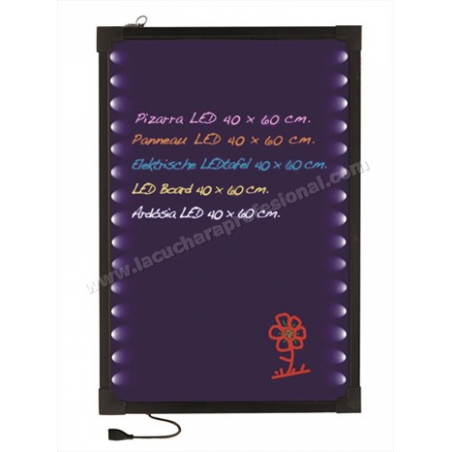 PIZARRA LUMINOSA LED - 40 x 60 CM.