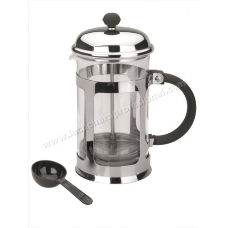 CAFETERA ÉMBOLO CRISTAL INOX 18% CR. - 2 TAZAS