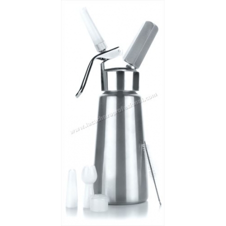 SIFON CREMA INOX CON CABEZAL ALUMINIO - 1.0L