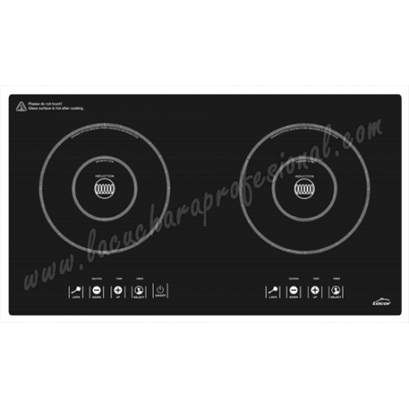 PLACA INDUCCIÓN DUAL ENCASTRABLE 