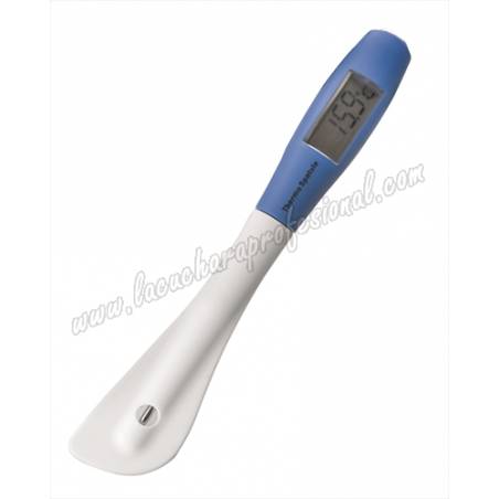 SILICONE SPATULA WITH THERMOMETER PROBE