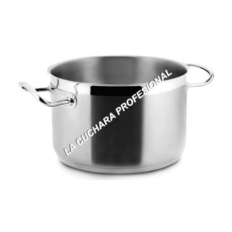 LOW POT WITHOUT LID - Ø 20 x 15 CM "CHEF LUXE"