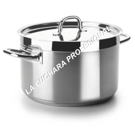 CASSEROLE  Ø 24 x 14 CM - "CHEF LUXE" WITH LID