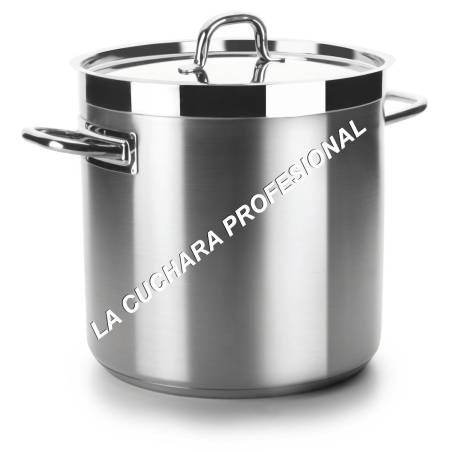 STRAIGHT POT WITH LID - Ø 24 x 24 CM "CHEF LUXE"