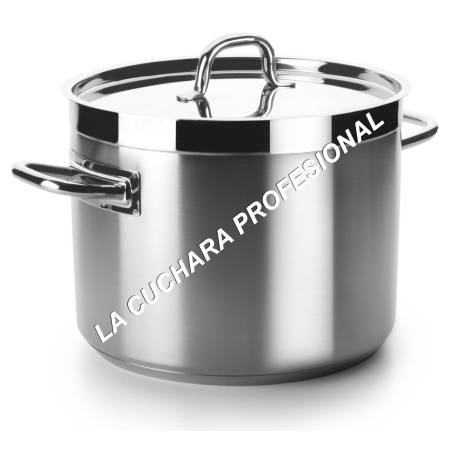 LOW POT WITH LID Ø 32 x 26 CM - "CHEF LUXE"