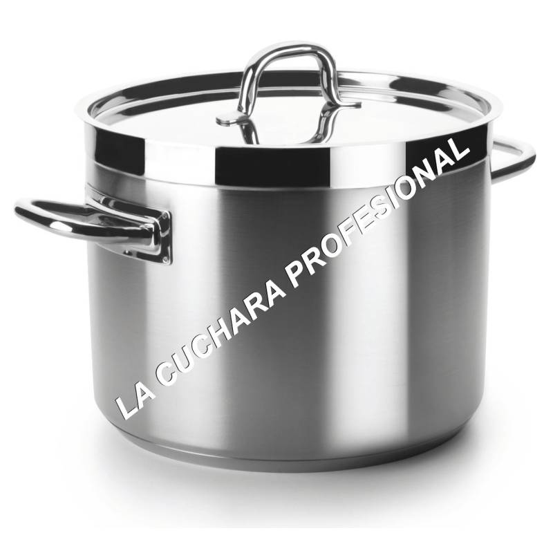 LOW POT WITH LID Ø 40 x 32 CM - "CHEF LUXE"