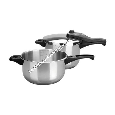 PRESSURE COOKERS "TEMPO" SET : 4 L + 6 L