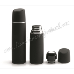 TERMO PARA LÍQUIDOS "SOFT TOUCH" NEGRO - 0,35 L.
